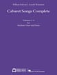 Cabaret Songs Complete Vocal Solo & Collections sheet music cover